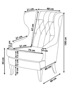 Poltrona Tessuto Multicolore MOLDE -Beliani undef src sa picid 677125 type whitesh image