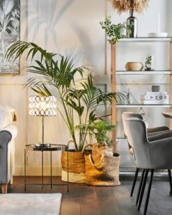 Sedia Da Pranzo Velluto Grigio E Nero SANILAC 17 Sedia Da Pranzo Velluto Grigio E Nero SANILAC -Beliani undef src sa picid 684475 type color image