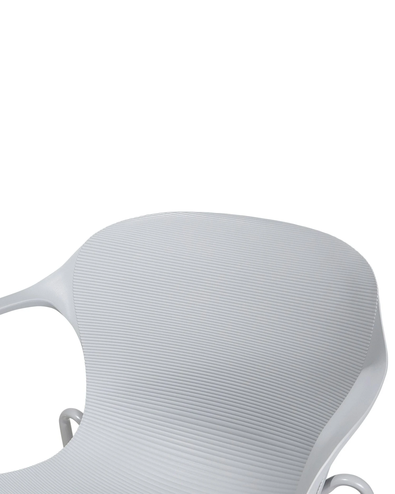 Set Di 2 Sedie Plastica Grigio ELBERT 11 Set Di 2 Sedie Plastica Grigio ELBERT - immagine 9