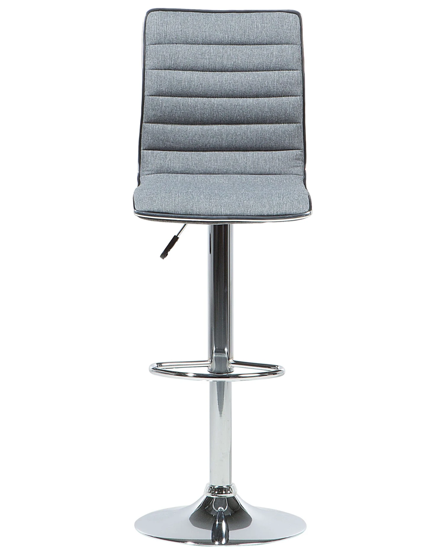 Set Di 2 Sgabelli Da Bar Tessuto Grigio LUCERNE 6 Set Di 2 Sgabelli Da Bar Tessuto Grigio LUCERNE - immagine 4