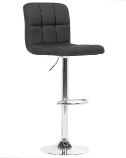 Set Di 2 Sgabelli Da Bar Tessuto Nero MARION 14 Set Di 2 Sgabelli Da Bar Tessuto Nero MARION -Beliani undef src sa picid 688895 type whitesh image