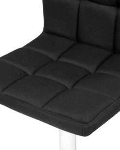 Set Di 2 Sgabelli Da Bar Tessuto Nero MARION 20 Set Di 2 Sgabelli Da Bar Tessuto Nero MARION -Beliani undef src sa picid 688910 type whitesh image