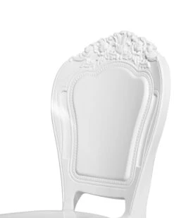 Set Di 2 Sedie Plastica Bianca VERMONT 18 Set Di 2 Sedie Plastica Bianca VERMONT -Beliani undef src sa picid 691807 type whitesh image