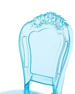 Set Di 2 Sedie Plastica Azzurra Trasparente VERMONT 19 Set Di 2 Sedie Plastica Azzurra Trasparente VERMONT -Beliani undef src sa picid 691851 type whitesh image