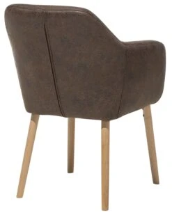 Sedia Da Pranzo Pelle Sintetica Marrone YORKVILLE 16 Sedia Da Pranzo Pelle Sintetica Marrone YORKVILLE -Beliani undef src sa picid 693131 type whitesh image