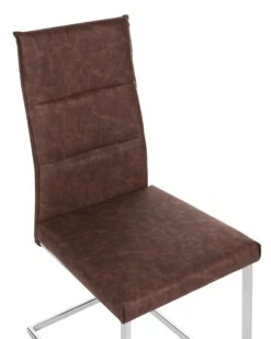 Set Di 2 Sedie Finta Pelle Marrone ROCKFORD -Beliani undef src sa picid 693201 type whitesh image