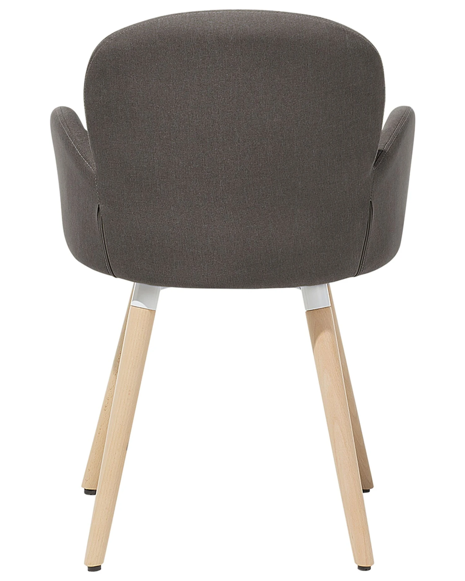 Set Di 2 Sedie Da Pranzo Tessuto Marrone BROOKVILLE - immagine 7