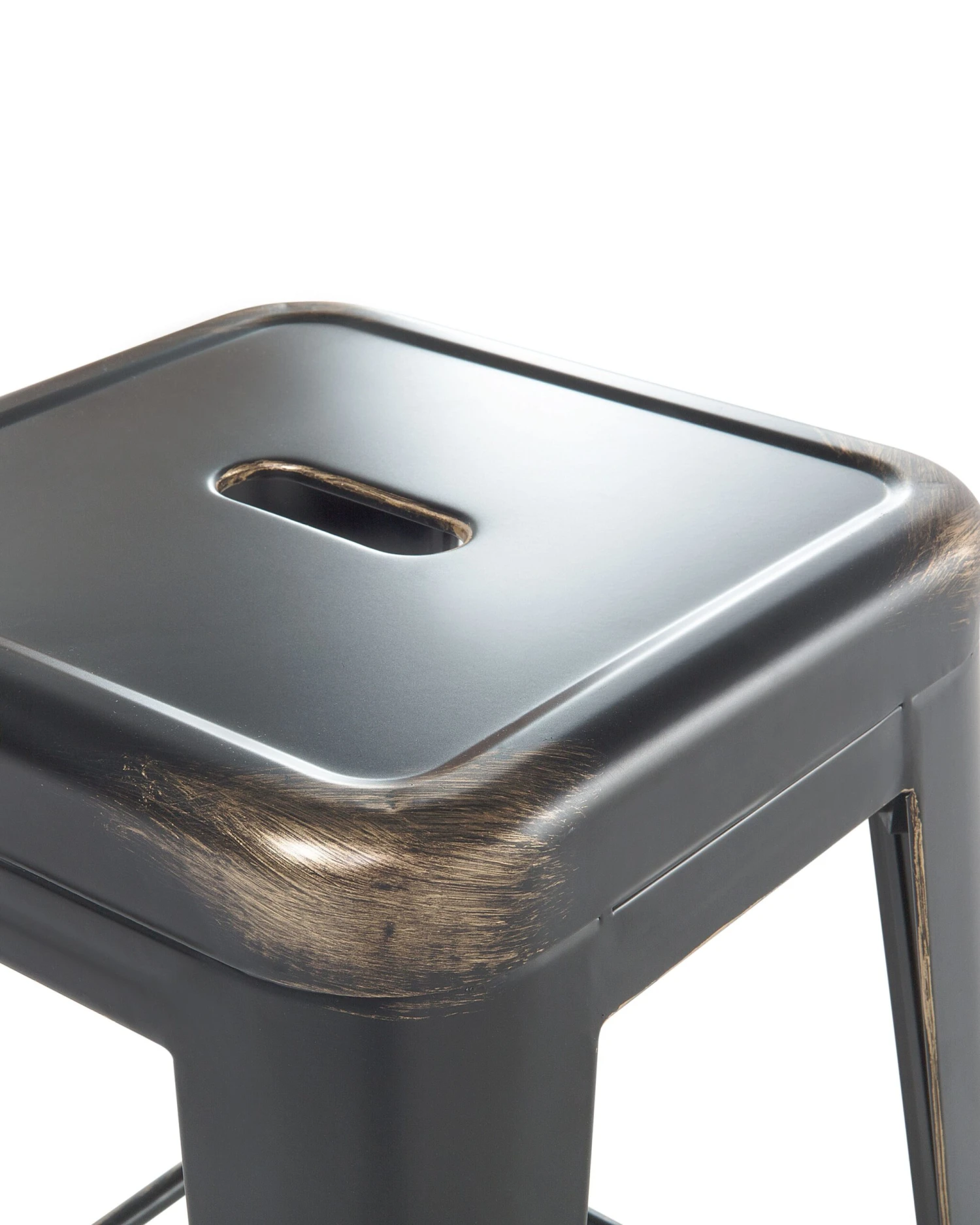 Set Di 2 Sgabelli Da Bar Metallo Nero Dorato CABRILLO 7 Set Di 2 Sgabelli Da Bar Metallo Nero Dorato CABRILLO - immagine 5