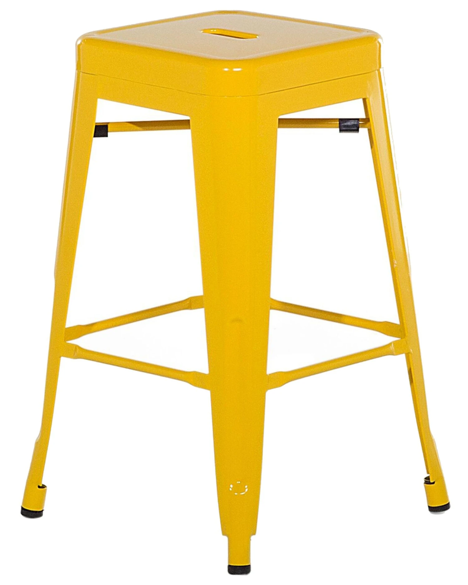 Set Di 2 Sgabelli Da Bar Metallo Giallo 60 Cm CABRILLO 5 Set Di 2 Sgabelli Da Bar Metallo Giallo 60 Cm CABRILLO - immagine 3