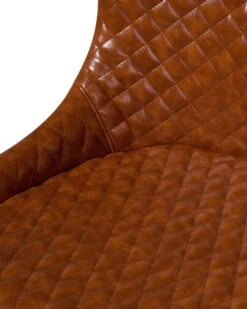 Set Di 2 Sedie Da Pranzo Pelle Sintetica Marrone Dorato E Nero SOLANO 21 Set Di 2 Sedie Da Pranzo Pelle Sintetica Marrone Dorato E Nero SOLANO -Beliani undef src sa picid 703320 type whitesh image