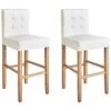 Set Di 2 Sgabelli Da Bar Ecopelle Bianco MADISON 1 Set Di 2 Sgabelli Da Bar Ecopelle Bianco MADISON -Beliani undef src sa picid 705549 type whitesh image