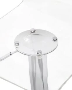 Set Di 2 Sgabelli Da Bar Plastica Trasparente Bianco MALTA 18 Set Di 2 Sgabelli Da Bar Plastica Trasparente Bianco MALTA -Beliani undef src sa picid 711592 type whitesh image