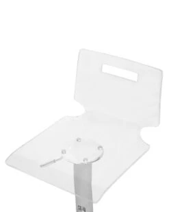 Set Di 2 Sgabelli Da Bar Plastica Trasparente Bianco MALTA 16 Set Di 2 Sgabelli Da Bar Plastica Trasparente Bianco MALTA -Beliani undef src sa picid 711594 type whitesh image
