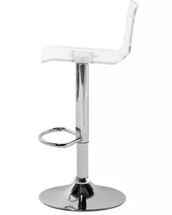 Set Di 2 Sgabelli Da Bar Plastica Trasparente Bianco MALTA 15 Set Di 2 Sgabelli Da Bar Plastica Trasparente Bianco MALTA -Beliani undef src sa picid 711603 type whitesh image