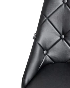 Set Di 2 Sedie Da Pranzo In Ecopelle Nera VALERIE 18 Set Di 2 Sedie Da Pranzo In Ecopelle Nera VALERIE -Beliani undef src sa picid 712750 type whitesh image