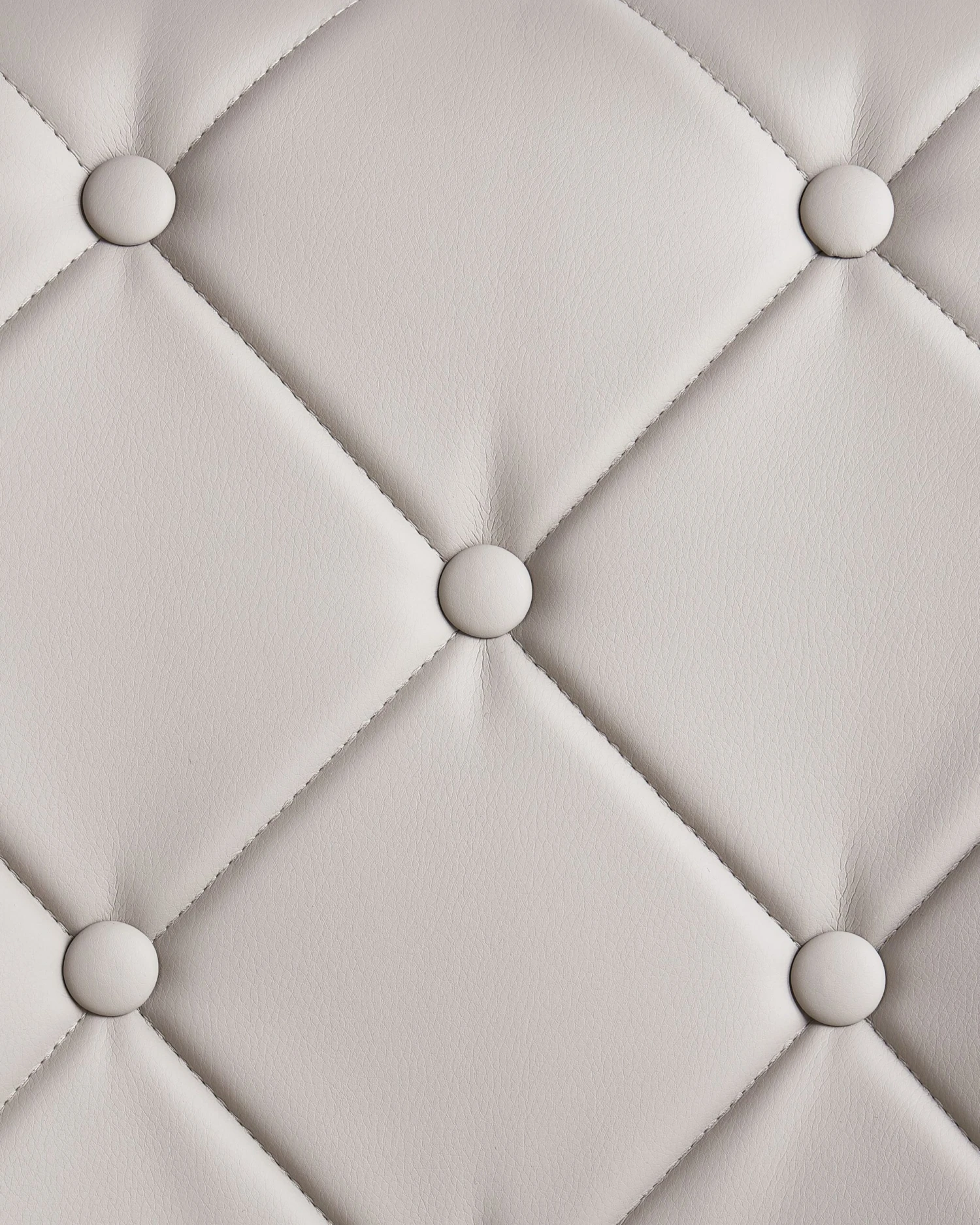 Set Di 2 Sedie Da Pranzo Ecopelle Grigio Chiara VALERIE 11 Set Di 2 Sedie Da Pranzo Ecopelle Grigio Chiara VALERIE - immagine 9