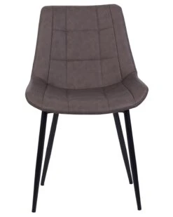 Set Di 2 Sedie Da Pranzo Pelle Sintetica Marrone Scuro MELROSE 15 Set Di 2 Sedie Da Pranzo Pelle Sintetica Marrone Scuro MELROSE -Beliani undef src sa picid 716699 type whitesh image