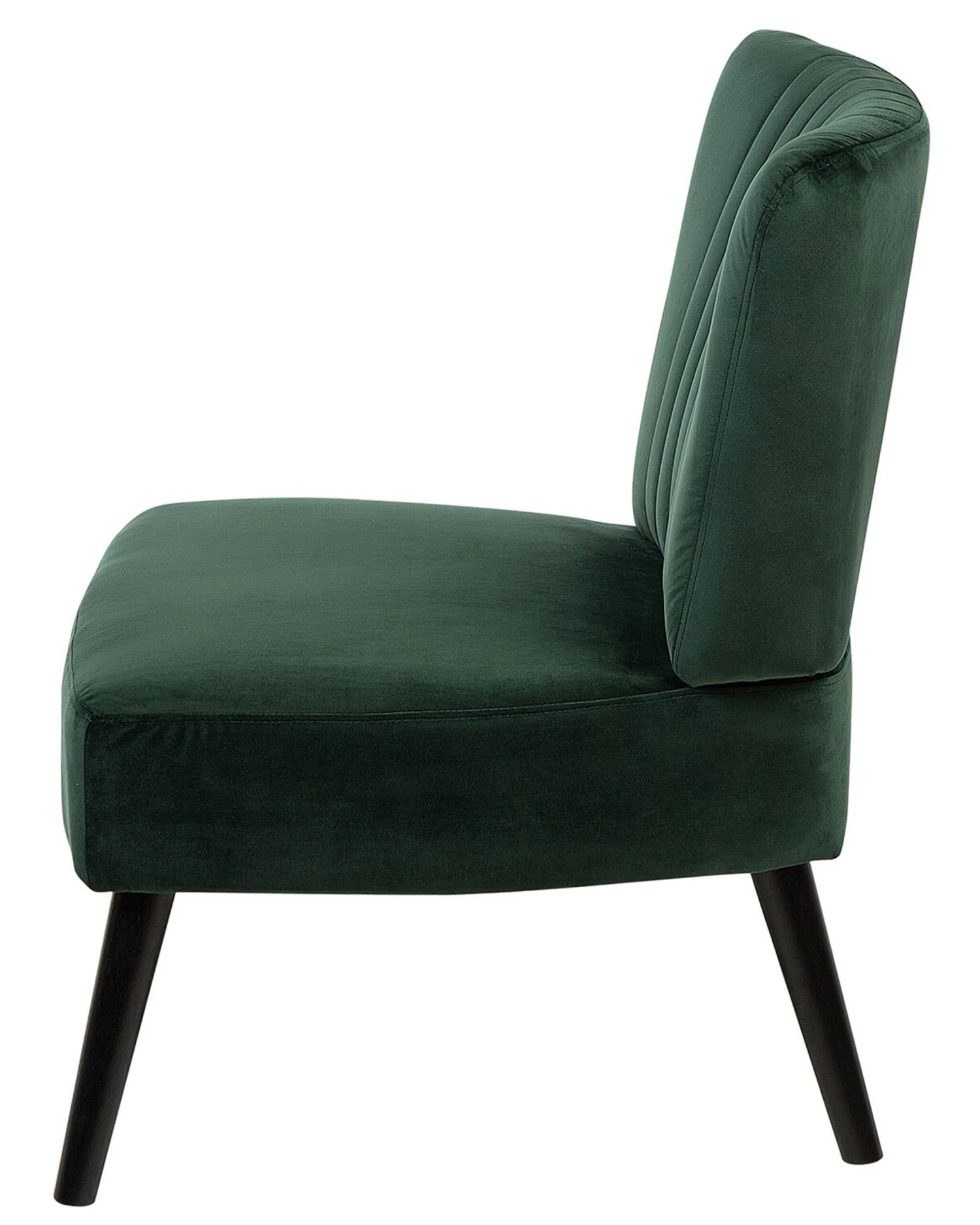 Poltrona In Tessuto Vellutato Verde Smeraldo VAASA 6 Poltrona In Tessuto Vellutato Verde Smeraldo VAASA - immagine 4