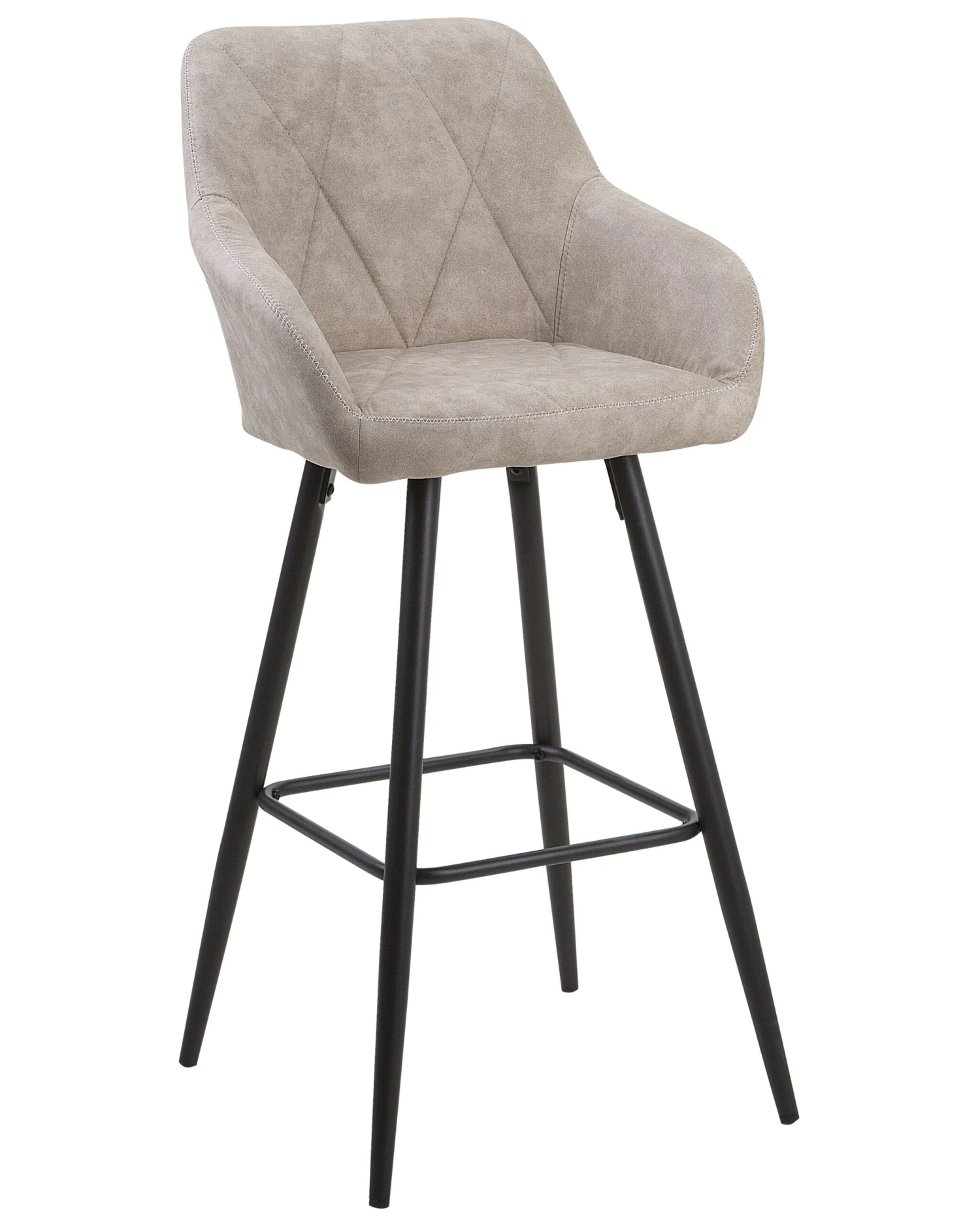 Set Di 2 Sgabelli Tessuto Beige DARIEN 6 Set Di 2 Sgabelli Tessuto Beige DARIEN - immagine 4