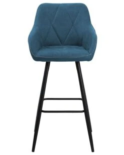 Set Di 2 Sgabelli Tessuto Blu DARIEN 15 Set Di 2 Sgabelli Tessuto Blu DARIEN -Beliani undef src sa picid 724470 type whitesh image