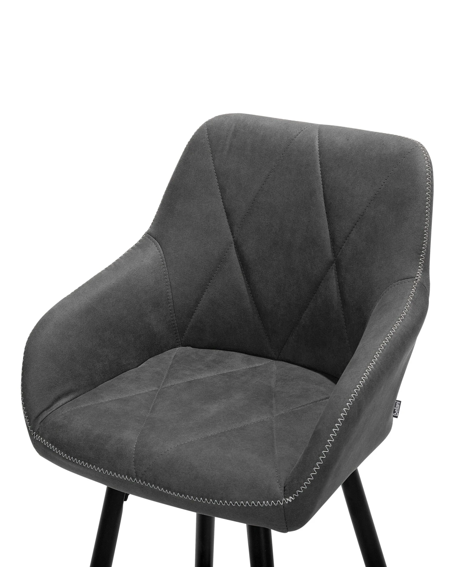 Set Di 2 Sgabelli Tessuto Grigio DARIEN 9 Set Di 2 Sgabelli Tessuto Grigio DARIEN - immagine 7