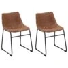 Set Di 2 Sedie Tessuto Marrone BATAVIA 2 Set Di 2 Sedie Tessuto Marrone BATAVIA -Beliani undef src sa picid 725019 type whitesh image