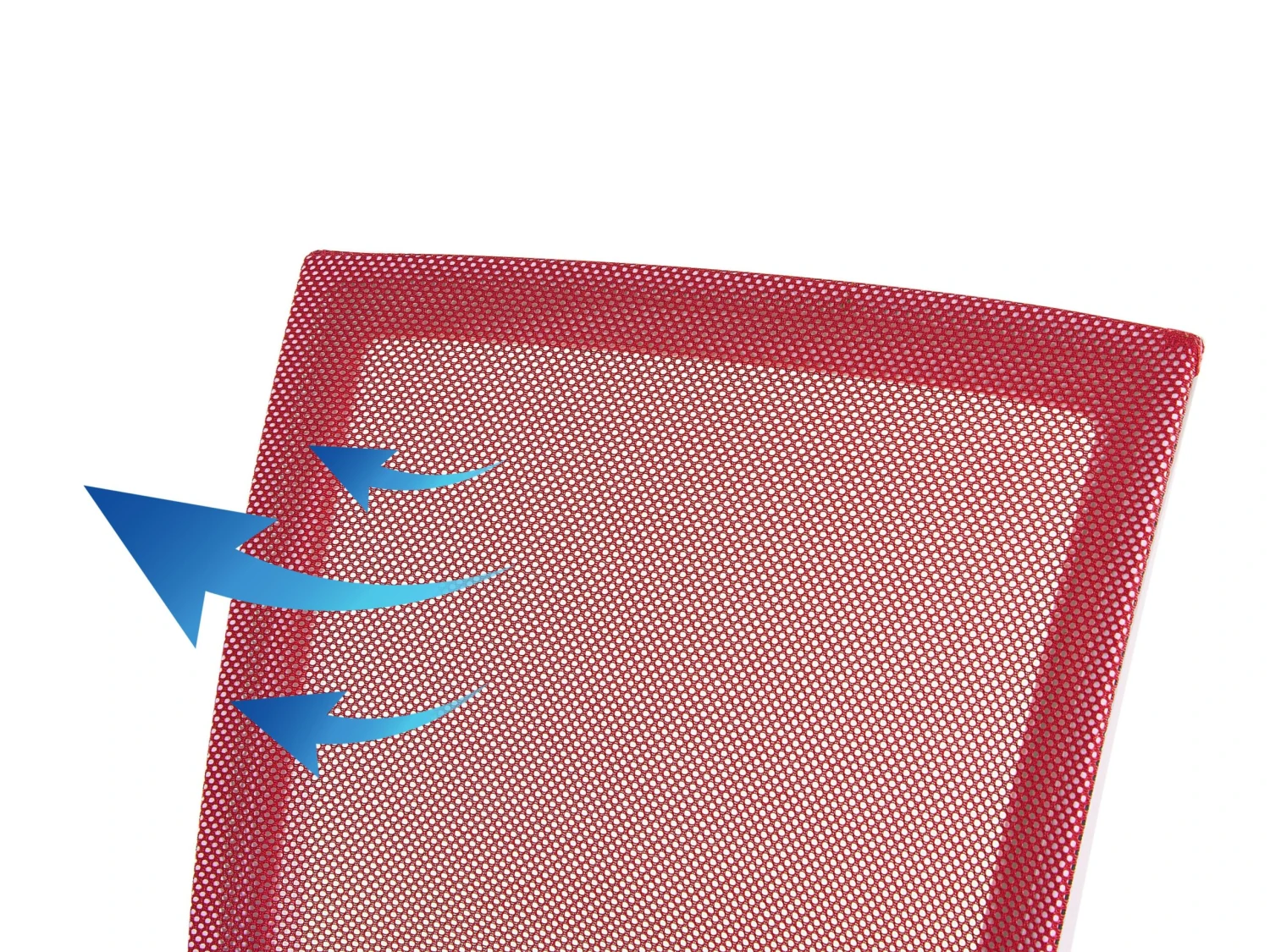 Sedia Da Ufficio In Tessuto A Rete Traspirante Rosso RELIEF 9 Sedia Da Ufficio In Tessuto A Rete Traspirante Rosso RELIEF - immagine 7