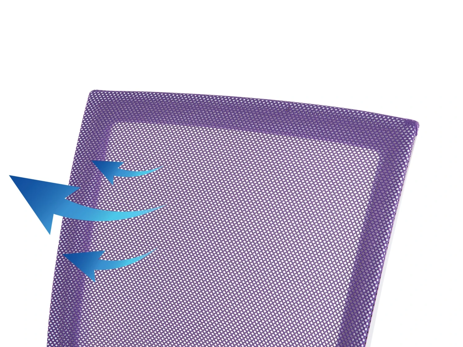 Sedia Da Ufficio In Tessuto A Rete Traspirante Viola RELIEF - immagine 7