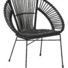 Sedia Rattan Nero SARITA
