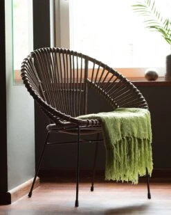 Sedia Rattan Marrone SARITA 13 Sedia Rattan Marrone SARITA -Beliani undef src sa picid 734901 type color image