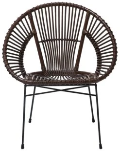 Sedia Rattan Marrone SARITA 14 Sedia Rattan Marrone SARITA -Beliani undef src sa picid 734908 type whitesh image