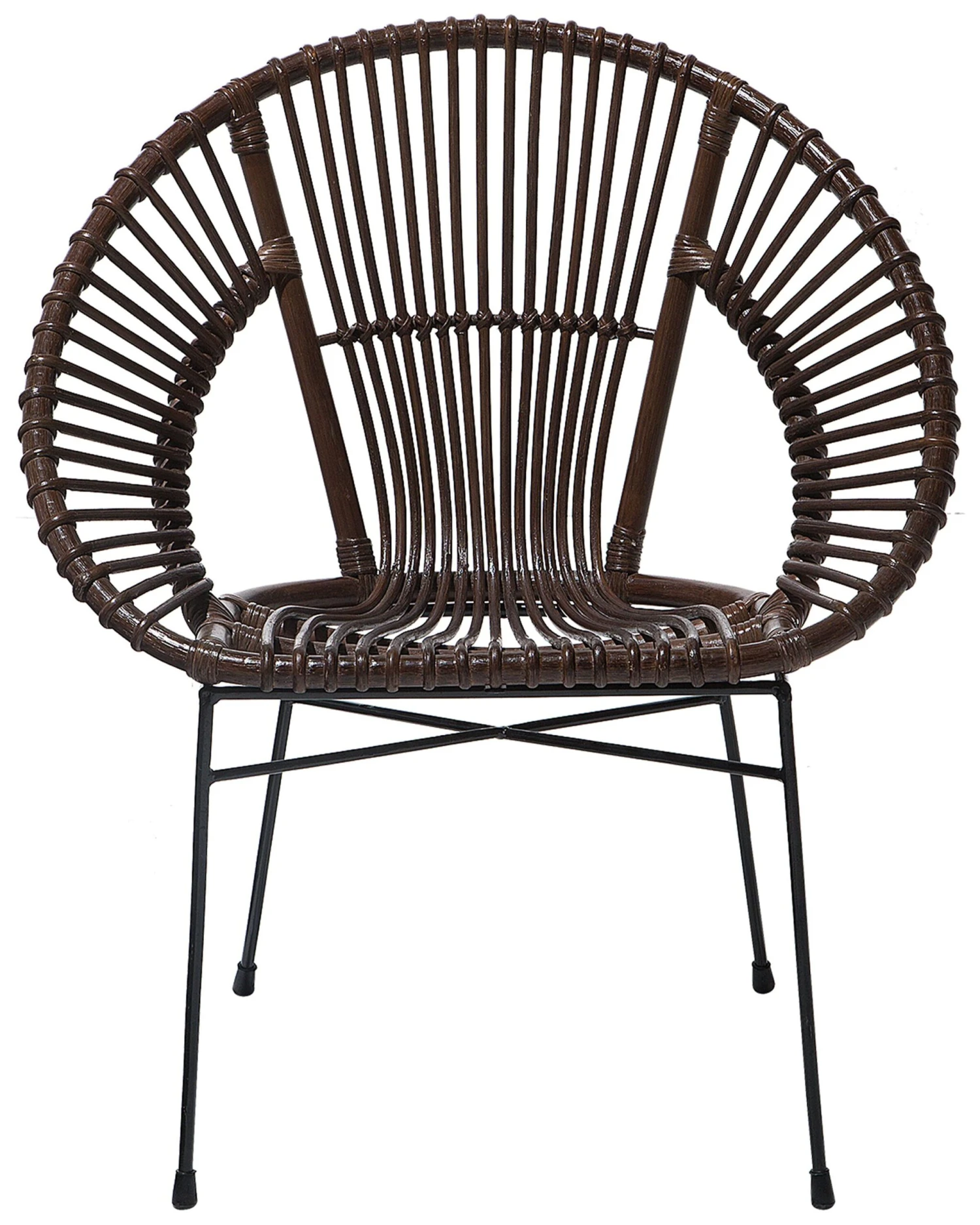 Sedia Rattan Marrone SARITA 5 Sedia Rattan Marrone SARITA - immagine 3