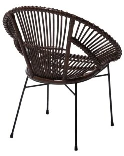 Sedia Rattan Marrone SARITA 17 Sedia Rattan Marrone SARITA -Beliani undef src sa picid 734911 type whitesh image