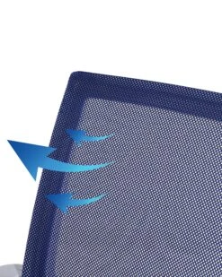 Sedia Da Ufficio In Tessuto A Rete Traspirante Blu Scuro RELIEF 18 Sedia Da Ufficio In Tessuto A Rete Traspirante Blu Scuro RELIEF -Beliani undef src sa picid 736416 type whitesh image