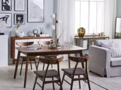 Set Di 2 Sedie Da Pranzo Velluto Grigio VISALIA 14 Set Di 2 Sedie Da Pranzo Velluto Grigio VISALIA -Beliani undef src sa picid 740657 type whitesh image