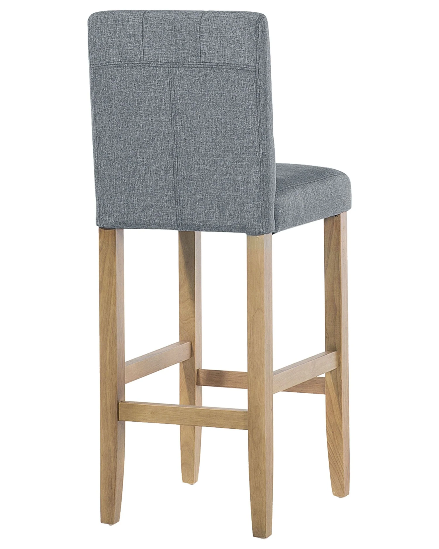 Set Di 2 Sgabelli Da Bar Tessuto Grigio MADISON 11 Set Di 2 Sgabelli Da Bar Tessuto Grigio MADISON - immagine 9