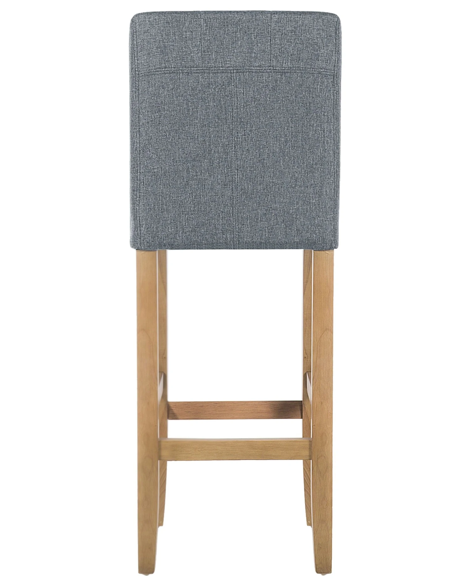 Set Di 2 Sgabelli Da Bar Tessuto Grigio MADISON 12 Set Di 2 Sgabelli Da Bar Tessuto Grigio MADISON - immagine 10