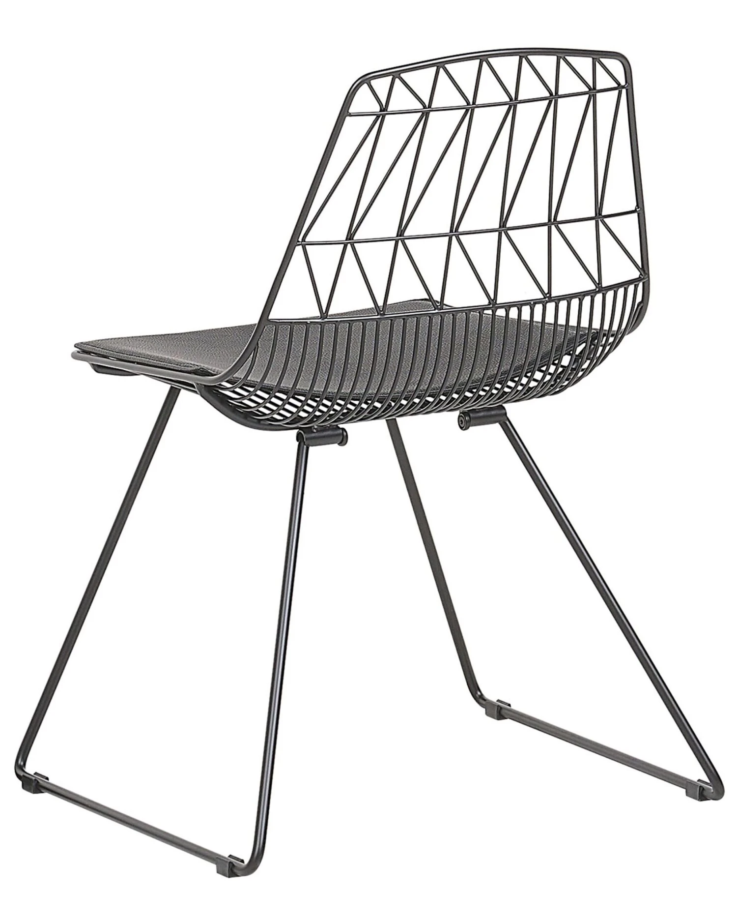 Set Di 2 Sedie In Acciaio Nero HARLAN 11 Set Di 2 Sedie In Acciaio Nero HARLAN - immagine 9