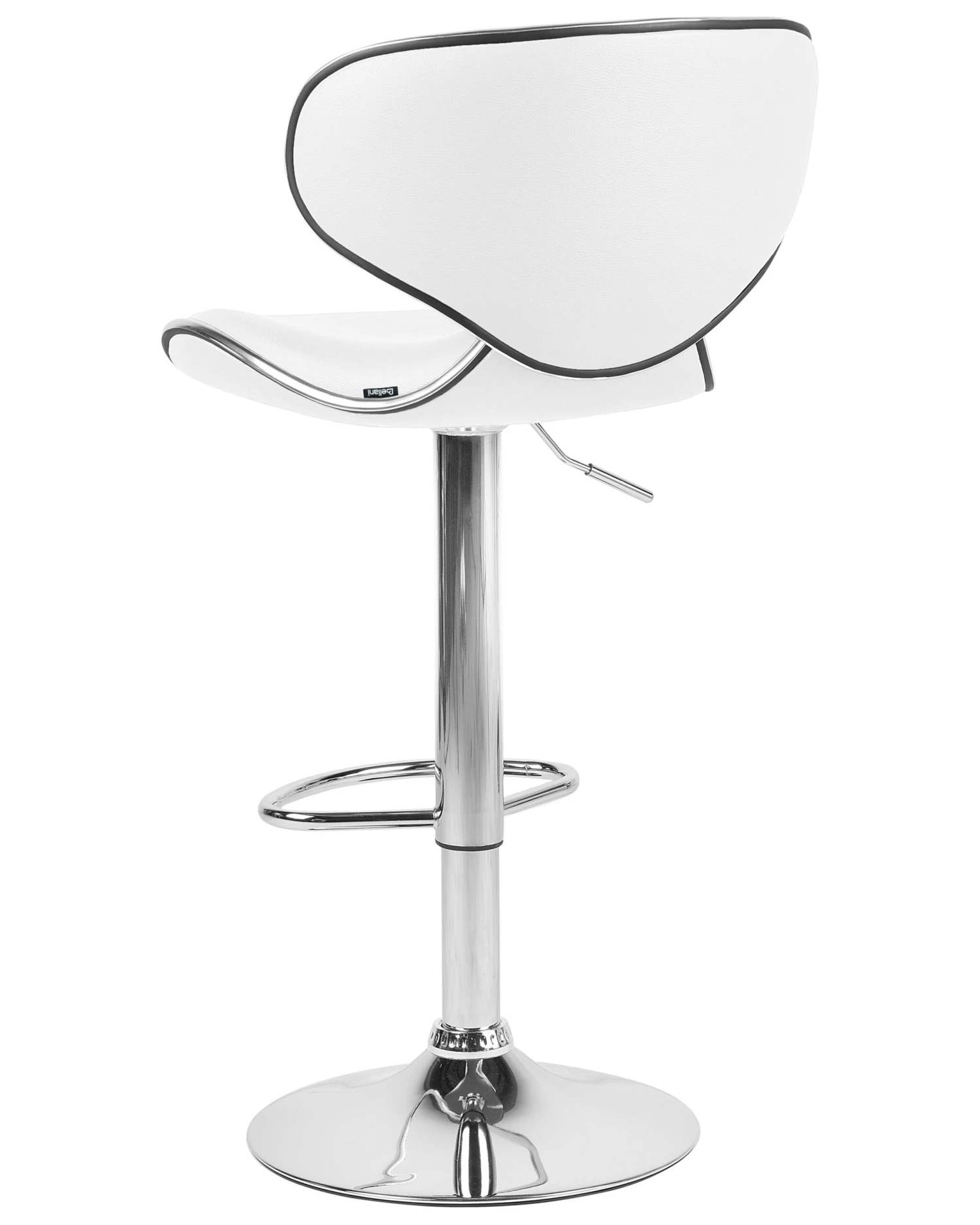 Set Di 2 Sgabelli Similpelle Bianco CONWAY. 7 Set Di 2 Sgabelli Similpelle Bianco CONWAY. - immagine 5