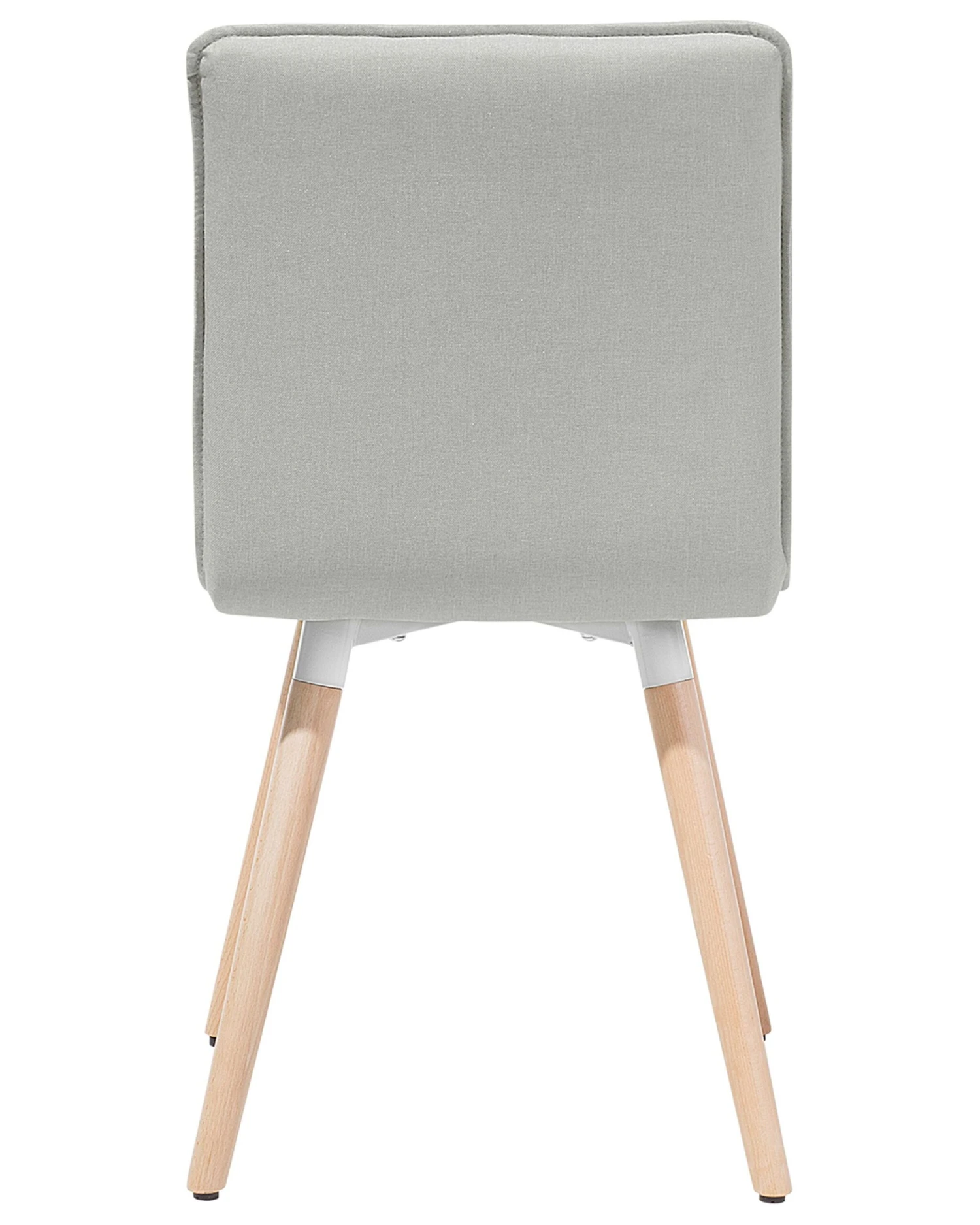 Set Di 2 Sedie Da Pranzo Tessuto Grigio Chiaro BROOKLYN - immagine 10