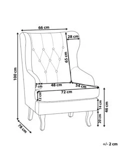 Poltrona Imbottita In Tessuto Blu Scuro ALTA 17 Poltrona Imbottita In Tessuto Blu Scuro ALTA -Beliani undef src sa picid 749230 type whitesh image