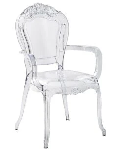 Set Di 2 Sedie Plastica Trasparente VERMONT II 17 Set Di 2 Sedie Plastica Trasparente VERMONT II -Beliani undef src sa picid 751328 type whitesh image