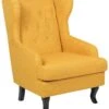 Poltrona Imbottita Color Giallo ALTA 1 Poltrona Imbottita Color Giallo ALTA -Beliani undef src sa picid 751369 type whitesh image