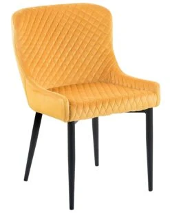 Set Di 2 Velluto Giallo E Nero SOLANO -Beliani undef src sa picid 752192 type whitesh image