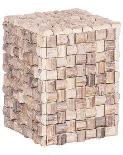 Tavolino Legno Chiaro 32 X 32 Cm CAJEME