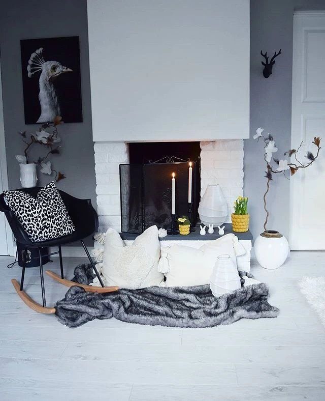 Sedia A Dondolo Plastica Nera HARMONY 9 Sedia A Dondolo Plastica Nera HARMONY - immagine 7