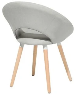 Set Di 2 Sedie Da Pranzo Tessuto Grigio Chiaro ROSLYN -Beliani undef src sa picid 774105 type whitesh image