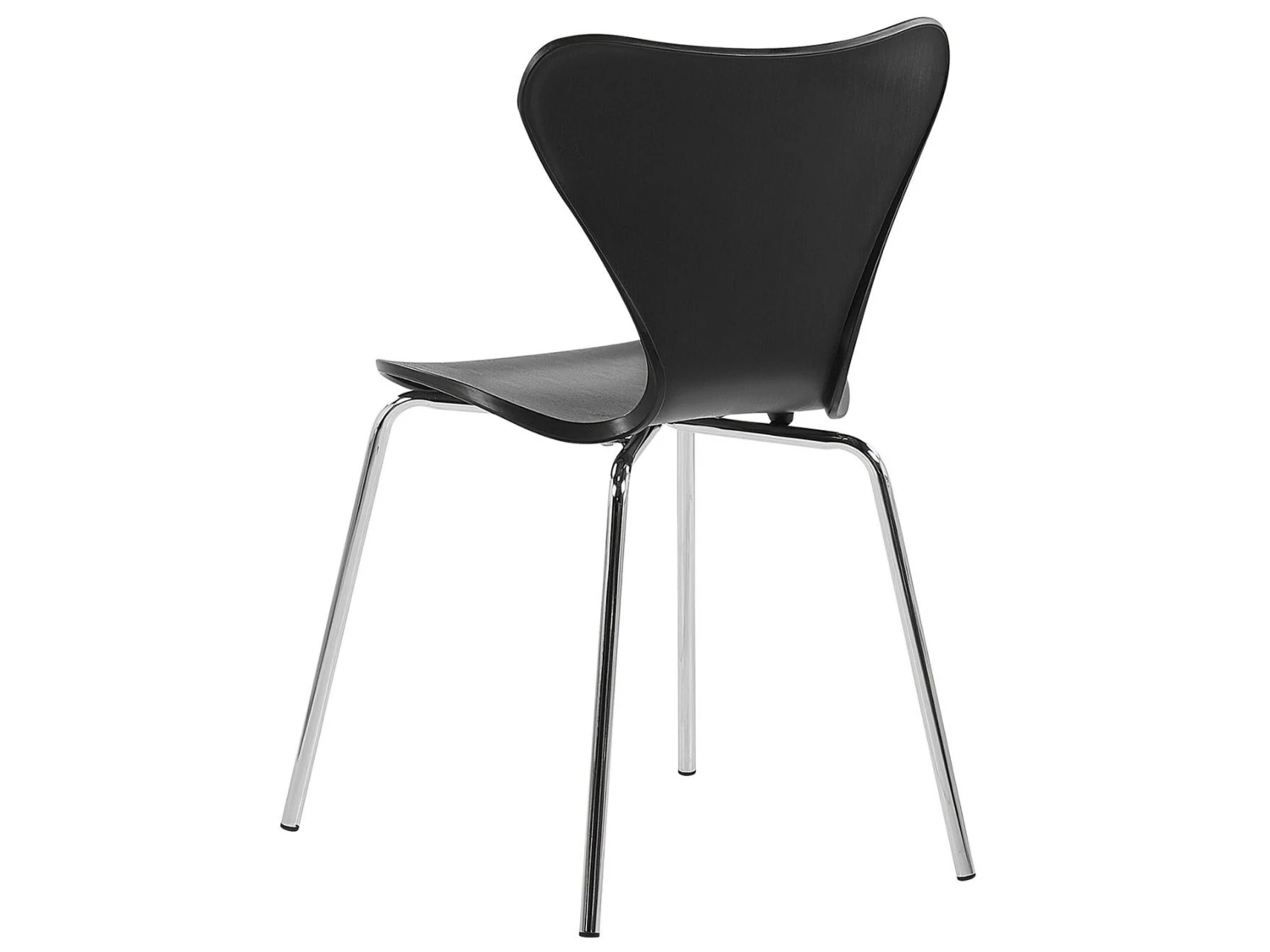 Set Di 2 Sedie Plastica Nera BOONVILLE 7 Set Di 2 Sedie Plastica Nera BOONVILLE - immagine 5