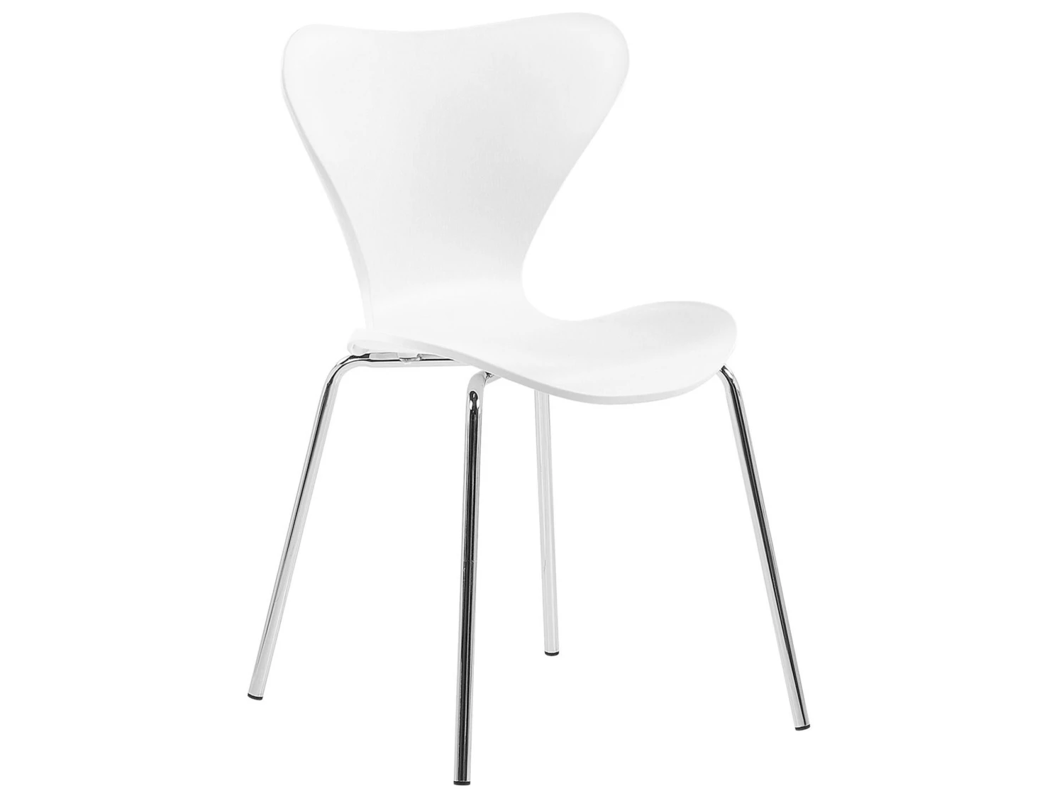 Set Di 2 Sedie Plastica Bianca BOONVILLE 11 Set Di 2 Sedie Plastica Bianca BOONVILLE - immagine 9