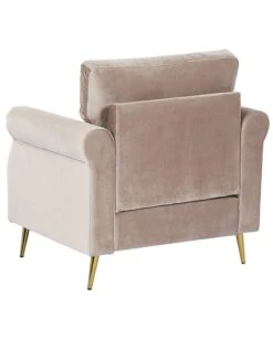 Poltrona In Velluto Taupé VIETAS 14 Poltrona In Velluto Taupé VIETAS -Beliani undef src sa picid 775573 type whitesh image